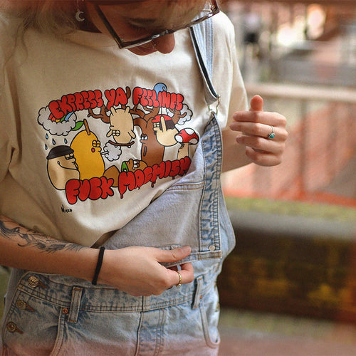 T-shirt Niccothekiwi Fuck Machism