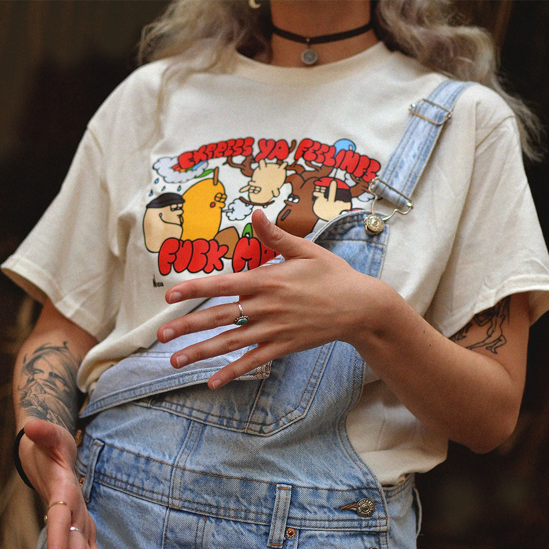 T-shirt Niccothekiwi Fuck Machism