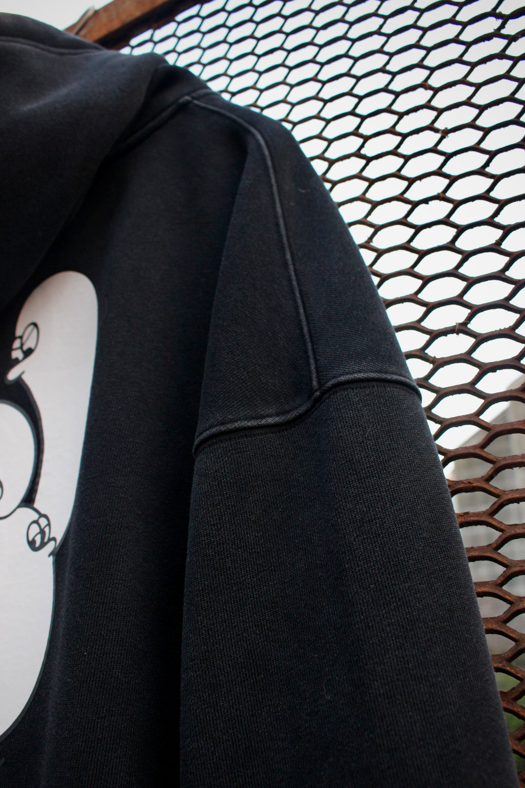 Felpa con Cappuccio Grey Mood