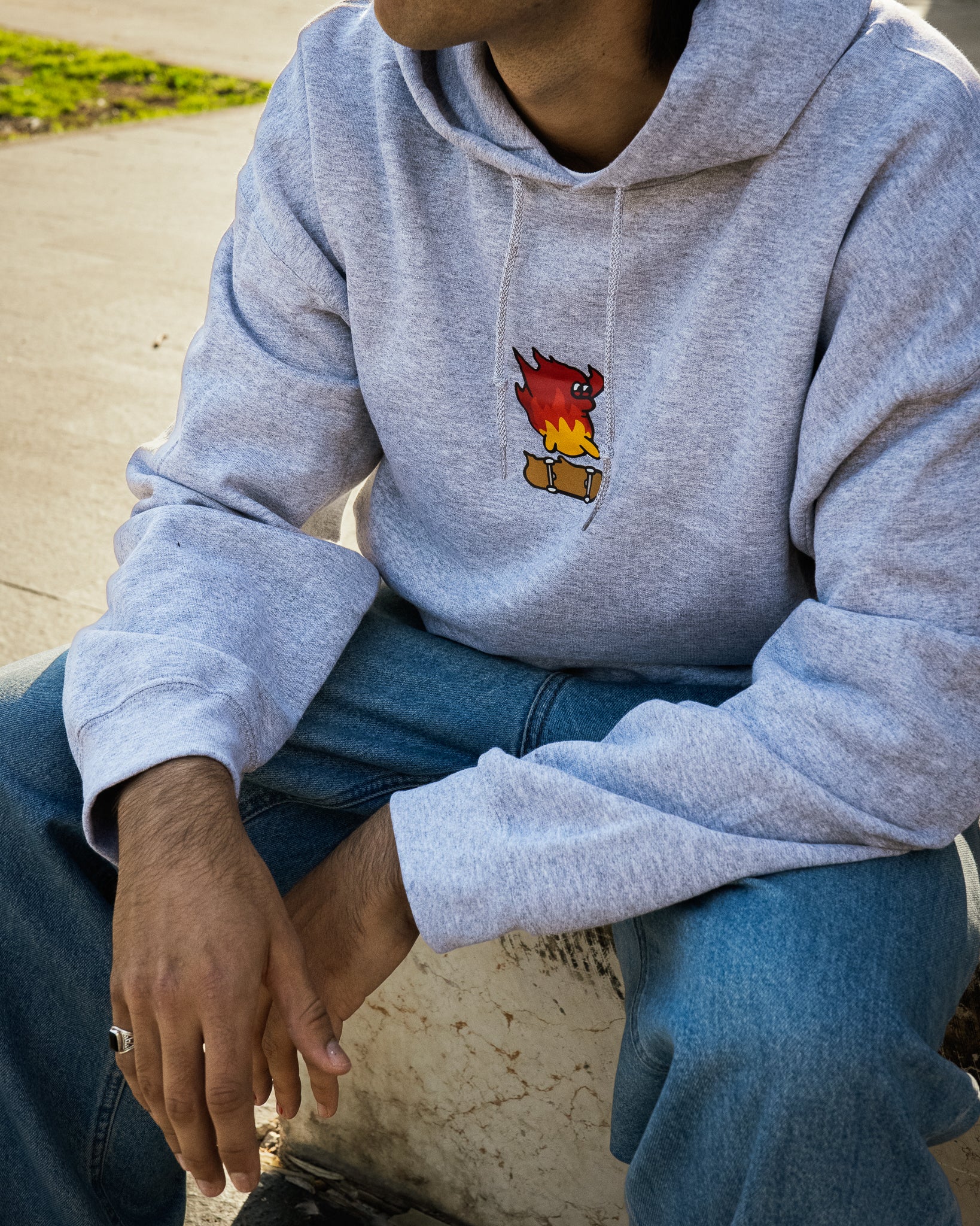 Felpa Niccothekiwi Dude Is On Fire