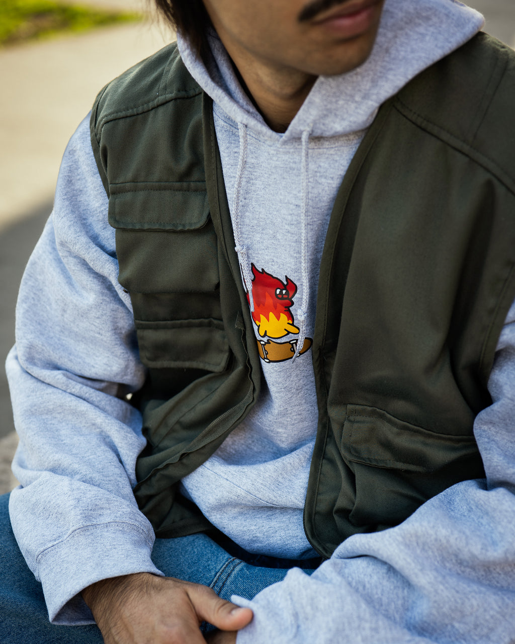 Felpa Niccothekiwi Dude Is On Fire