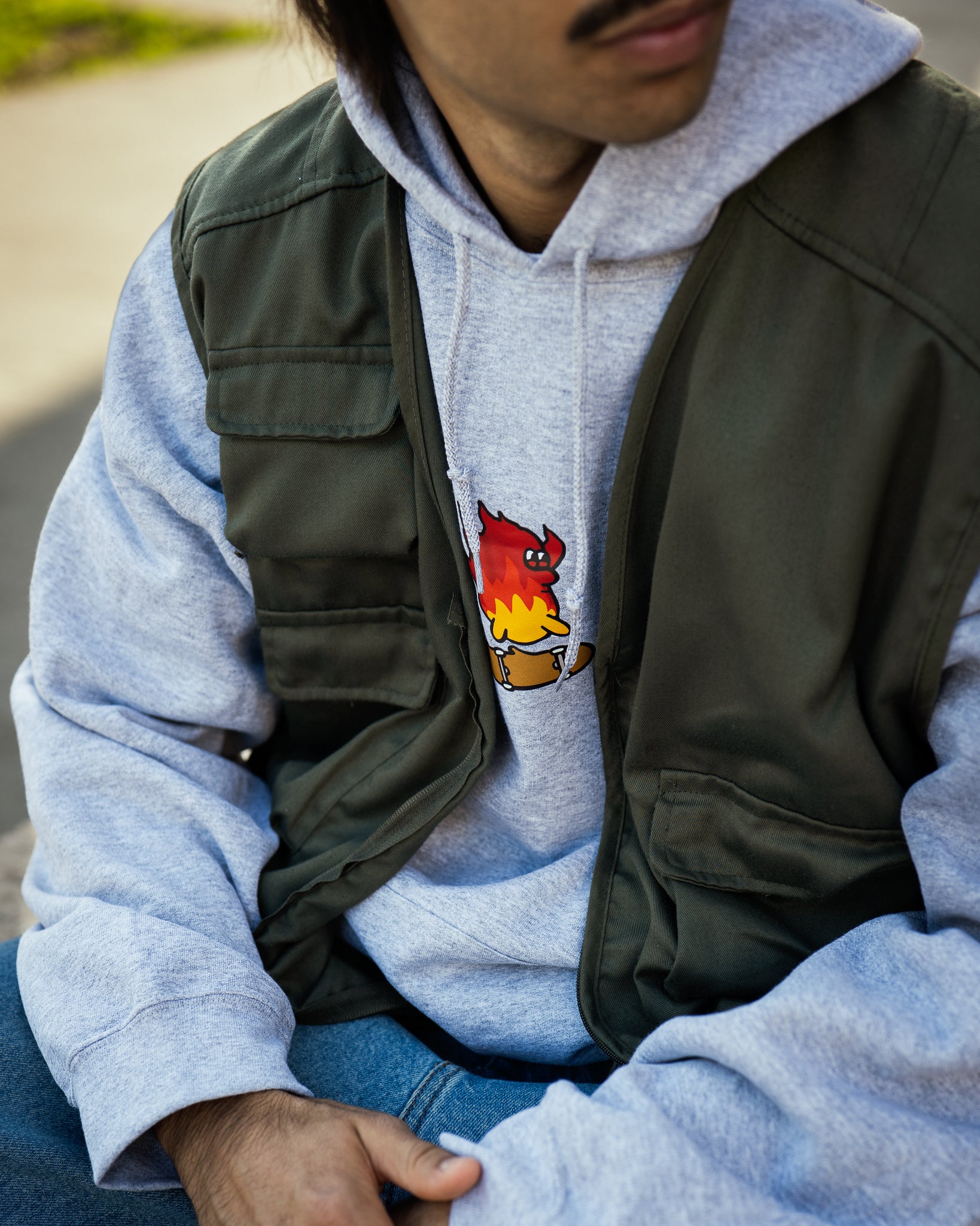 Felpa Niccothekiwi Dude Is On Fire